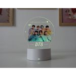 Casa si Gradina - Corpuri si surse de iluminat - Veioze si lampi - Lampi de veghe copii - Lampa de veghe LED, BTS, 16 Culori, cu telecomanda, alimentare USB sau 3 baterii AA - Infinity.ro