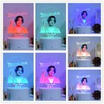 Casa si Gradina - Corpuri si surse de iluminat - Veioze si lampi - Lampi de veghe copii - Lampa de veghe LED, Jung Kook BTS, 16 culori, cu telecomanda, alimentare USB sau 3 baterii AA - Infinity.ro