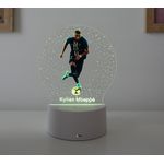 Casa si Gradina - Corpuri si surse de iluminat - Veioze si lampi - Lampi de veghe copii - Lampa de veghe LED, Kylian Mbappe, 7 culori, alimentare USB sau 3 baterii AA - Infinity.ro