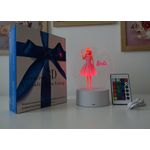 Casa si Gradina - Corpuri si surse de iluminat - Veioze si lampi - Lampi de veghe copii - Lampa de veghe LED, Barbie, 16 culori, cu telecomanda, alimentare USB sau 3 baterii AA - Infinity.ro