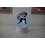 Casa si Gradina - Corpuri si surse de iluminat - Veioze si lampi - Lampi de veghe copii - Lampa de veghe LED, anime Naruto, Gaara, 16 Culori, cu telecomanda, alimentare USB sau 3 baterii AA - Infinity.ro