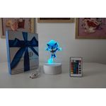 Casa si Gradina - Corpuri si surse de iluminat - Veioze si lampi - Lampi de veghe copii - Lampa de veghe LED, Ariciul Sonic, 16 culori, cu telecomanda, alimentare USB sau 3 baterii AA - Infinity.ro