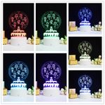 Casa si Gradina - Corpuri si surse de iluminat - Veioze si lampi - Lampi de veghe copii - Lampa de veghe 3D LED, Trupa BTS Mini, 7 Culori, Lumina Ambientala, Alimentare USB cu Incarcator priza si/sau 3 baterii AA - Infinity.ro