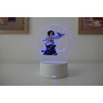 Casa si Gradina - Corpuri si surse de iluminat - Veioze si lampi - Lampi de veghe copii - Lampa de veghe LED, anime Naruto Sasuke, 16 culori, cu telecomanda, alimentare USB sau 3 baterii AA - Infinity.ro