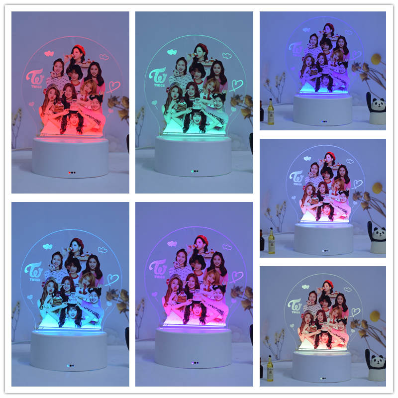 Casa si Gradina - Corpuri si surse de iluminat - Veioze si lampi - Lampi de veghe copii - Lampa de veghe LED, Twice, 7 culori, alimentare USB sau 3 baterii AA - Infinity.ro