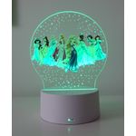 Casa si Gradina - Corpuri si surse de iluminat - Veioze si lampi - Lampi de veghe copii - Lampa de veghe LED, Printese Disney, 7 culori, lumina ambientala, alimentare USB sau 3 baterii AA - Infinity.ro