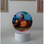 Casa si Gradina - Corpuri si surse de iluminat - Veioze si lampi - Lampi de veghe copii - Lampa de veghe LED, Masha si Ursul, 7 culori, alimentare USB sau 3 baterii AA - Infinity.ro