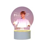 Casa si Gradina - Corpuri si surse de iluminat - Veioze si lampi - Lampi de veghe copii - Lampa de veghe LED, Jimin BTS, 7 culori, alimentare USB sau 3 baterii AA - Infinity.ro