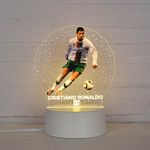 Casa si Gradina - Corpuri si surse de iluminat - Veioze si lampi - Lampi de veghe copii - Lampa de veghe LED, Cristiano Ronaldo, 16 Culori, cu telecomanda, Lumina Ambientala, Alimentare USB sau 3 baterii AA - Infinity.ro