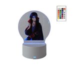 Casa si Gradina - Corpuri si surse de iluminat - Veioze si lampi - Lampi de veghe copii - Lampa de veghe LED, anime Naruto, Itachi, 16 culori, cu telecomanda, alimentare USB sau 3 baterii AA - Infinity.ro