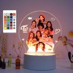 Casa si Gradina - Corpuri si surse de iluminat - Veioze si lampi - Lampi de veghe copii - Lampa de veghe LED, Twice, 16 culori, cu telecomanda, alimentare USB sau 3 baterii AA - Infinity.ro