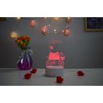 Casa si Gradina - Corpuri si surse de iluminat - Veioze si lampi - Lampi de veghe copii - Lampa de veghe 3D LED, Peppapig, 16 culori,cu telecomanda, lumina ambientala, alimentare USB sau 3 baterii AA - Infinity.ro