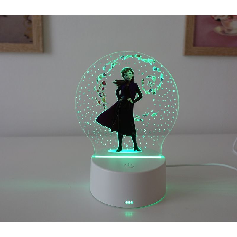 Casa si Gradina - Corpuri si surse de iluminat - Veioze si lampi - Lampi de veghe copii - Lampa de veghe LED, Anna, 16 Culori, cu telecomanda, Lumina Ambientala, Alimentare USB sau 3 baterii AA - Infinity.ro