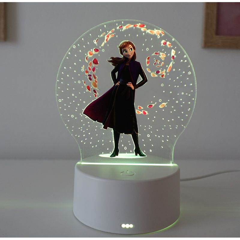 Casa si Gradina - Corpuri si surse de iluminat - Veioze si lampi - Lampi de veghe copii - Lampa de veghe LED, Anna, 16 Culori, cu telecomanda, Lumina Ambientala, Alimentare USB sau 3 baterii AA - Infinity.ro