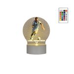 Casa si Gradina - Corpuri si surse de iluminat - Veioze si lampi - Lampi de veghe copii - Lampa de veghe LED, Lionel Messi, 16 Culori, cu telecomanda, Lumina Ambientala, Alimentare USB sau 3 baterii AA - Infinity.ro