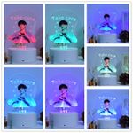 Casa si Gradina - Corpuri si surse de iluminat - Veioze si lampi - Lampi de veghe copii - Lampa de veghe LED, V BTS, 7 culori, alimentare USB sau 3 baterii AA - Infinity.ro