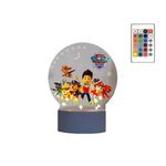 Casa si Gradina - Corpuri si surse de iluminat - Veioze si lampi - Lampi de veghe copii - Lampa de veghe LED, Patrula Catelusilor, 16 culori, cu telecomanda, lumina ambientala, alimentare USB sau 3 baterii AA - Infinity.ro