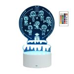 Casa si Gradina - Corpuri si surse de iluminat - Veioze si lampi - Lampi de veghe copii - Lampa de veghee 3D LED,BTS MINI, 16 culori,cu telecomanda, lumina ambientala, alimentare USB sau 3 baterii AA - Infinity.ro