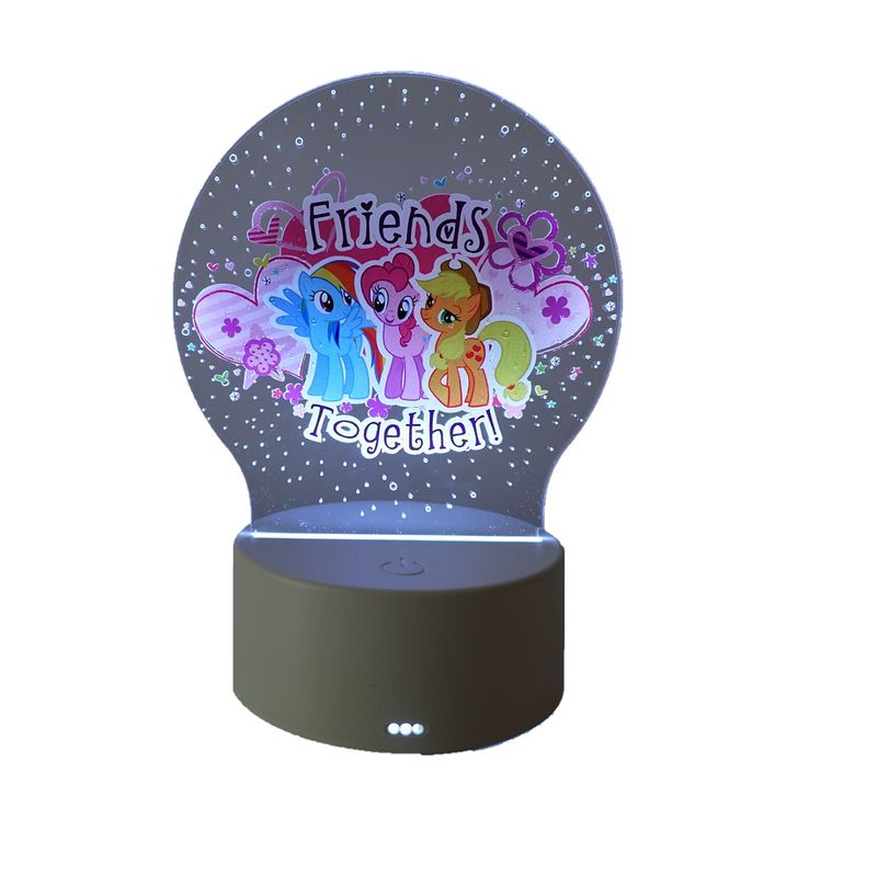 Casa si Gradina - Corpuri si surse de iluminat - Veioze si lampi - Lampi de veghe copii - Lampa de veghe LED, Little Pony, 16 Culori, cu telecomanda, Lumina Ambientala, Alimentare USB sau 3 baterii AA - Infinity.ro