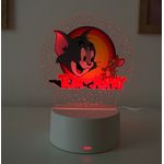 Casa si Gradina - Corpuri si surse de iluminat - Veioze si lampi - Lampi de veghe copii - Lampa de veghe LED, Tom si Jerry, 16 Culori, cu telecomanda, Lumina Ambientala, Alimentare USB sau 3 baterii AA - Infinity.ro