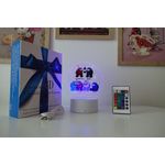Casa si Gradina - Corpuri si surse de iluminat - Veioze si lampi - Lampi de veghe copii - Lampa de veghe LED, Among US, 16 culori, cu telecomanda, alimentare USB sau 3 baterii AA - Infinity.ro