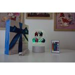 Casa si Gradina - Corpuri si surse de iluminat - Veioze si lampi - Lampi de veghe copii - Lampa de veghe LED, Among US, 16 culori, cu telecomanda, alimentare USB sau 3 baterii AA - Infinity.ro