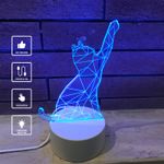 Casa si Gradina - Corpuri si surse de iluminat - Veioze si lampi - Lampi de veghe copii - Lampa de veghe 3D LED, Pisicuta, 7 culori, lumina ambientala, alimentare USB cu incarcator priza si/sau 3 baterii AA - Infinity.ro