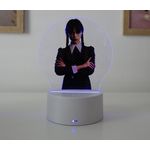 Casa si Gradina - Corpuri si surse de iluminat - Veioze si lampi - Lampi de veghe copii - Lampa de veghe LED, Wednesday Addams, 7 culori, alimentare USB sau 3 baterii AA - Infinity.ro