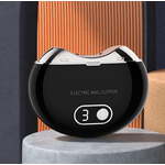 Ingrijire personala si Cosmetice - Manichiura si pedichiura - Unghiere si clesti manichiura & pedichiura - Unghiera electrica profesionala, Adsinio, Sterilizare cu raze UV, USB-C, 3 trepte de viteza, indicator de viteza, Negru - Infinity.ro