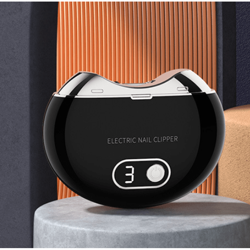 Ingrijire personala si Cosmetice - Manichiura si pedichiura - Unghiere si clesti manichiura & pedichiura - Unghiera electrica profesionala, Adsinio, Sterilizare cu raze UV, USB-C, 3 trepte de viteza, indicator de viteza, Negru - Infinity.ro