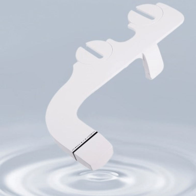 Casa si Gradina - Sanitare - Obiecte sanitare - Accesorii vase de toaleta - Bideu pentru vasul de wc, Adsinio, non-electric, apa calda sau rece, presiune ajustabila, alb - Infinity.ro