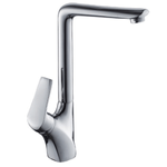 Casa si Gradina - Sanitare - Chiuveta bucatarie si accesorii - Baterii bucatarie - Baterie chiuveta bucatarie, Adsinio, Tub de cupru rotativ, pipa inalta, rotativa, monocomanda, Argintiu - Infinity.ro