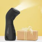 Electronice si Electrocasnice - Ingrijirea tesaturilor - Fiare de calcat - Dispozitiv portabil de calcat cu aburi,Adsinio,Vertical si orizontal,1000W,Negru Mat,Husa de transport, - Infinity.ro