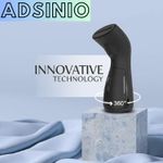 Electronice si Electrocasnice - Ingrijirea tesaturilor - Fiare de calcat - Dispozitiv portabil de calcat cu aburi,Adsinio,Vertical si orizontal,1000W,Negru Mat,Husa de transport, - Infinity.ro