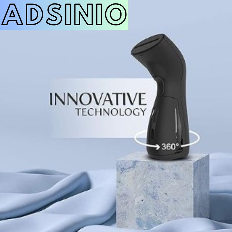 Electronice si Electrocasnice - Ingrijirea tesaturilor - Fiare de calcat - Dispozitiv portabil de calcat cu aburi,Adsinio,Vertical si orizontal,1000W,Negru Mat,Husa de transport, - Infinity.ro