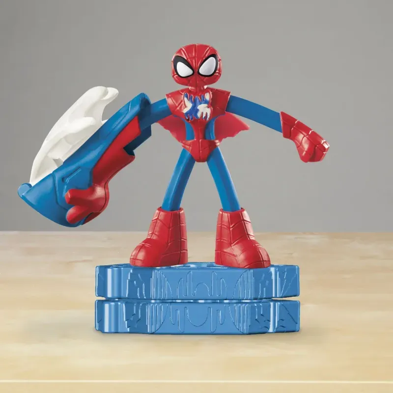 Jucarii, Copii si Bebe - Jucarii si jocuri - Figurine - Play-doh marvel figurina flexibila cu accesorii spider man 10cm - Infinity.ro