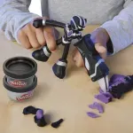 Jucarii, Copii si Bebe - Jucarii si jocuri - Figurine - Play-doh marvel figurina flexibila cu accesorii black panther 10cm - Infinity.ro