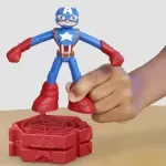 Jucarii, Copii si Bebe - Jucarii si jocuri - Figurine - Play-doh marvel figurina flexibila cu accesorii captain america 10cm - Infinity.ro