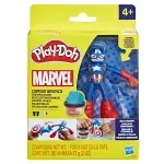 Jucarii, Copii si Bebe - Jucarii si jocuri - Figurine - Play-doh marvel figurina flexibila cu accesorii captain america 10cm - Infinity.ro