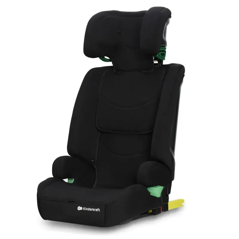 Jucarii, Copii si Bebe - Carucioare si articole de transport - Scaune auto copii - Scaun auto i-size, 76-150 cm, kinderkraft safety fix 2, black - Infinity.ro