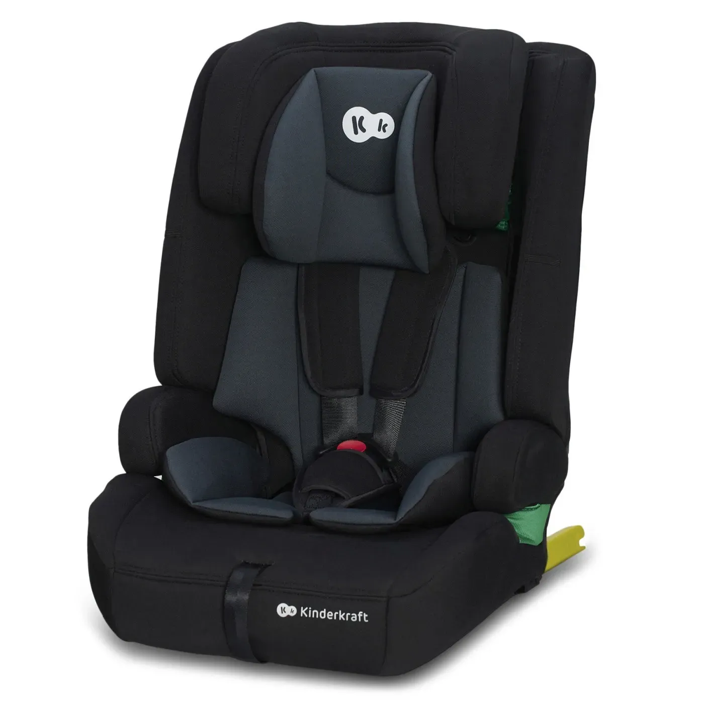 Scaun auto i-size, 76-150 cm, kinderkraft safety fix 2, black