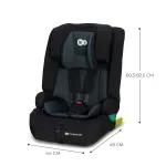 Jucarii, Copii si Bebe - Carucioare si articole de transport - Scaune auto copii - Scaun auto i-size, 76-150 cm, kinderkraft safety fix 2, black - Infinity.ro