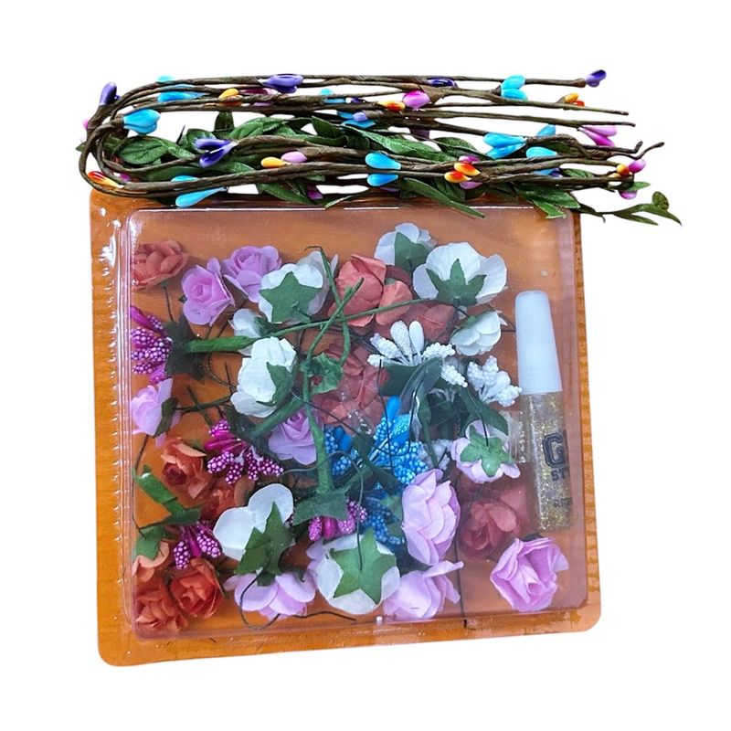 Jucarii, Copii si Bebe - Jucarii si jocuri - Jucarii & jocuri educative - Seturi de artizanat - Kit de confectionare coroana de flori pentru fetite, RMS R06-0123 - Infinity.ro