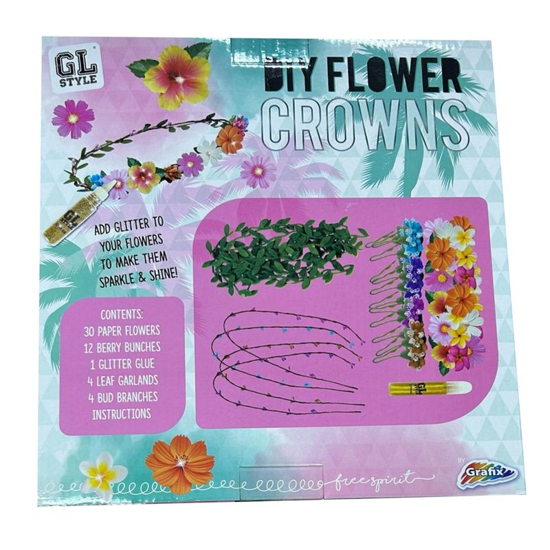 Jucarii, Copii si Bebe - Jucarii si jocuri - Jucarii & jocuri educative - Seturi de artizanat - Kit de confectionare coroana de flori pentru fetite, RMS R06-0123 - Infinity.ro