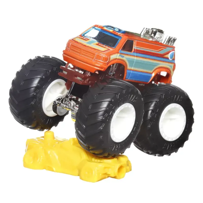 Jucarii, Copii si Bebe - Jucarii si jocuri - Vehicule si jucarii cu telecomanda - Masinute - Hot wheels monster truck masinuta dodge ram van scara 1:64 - Infinity.ro