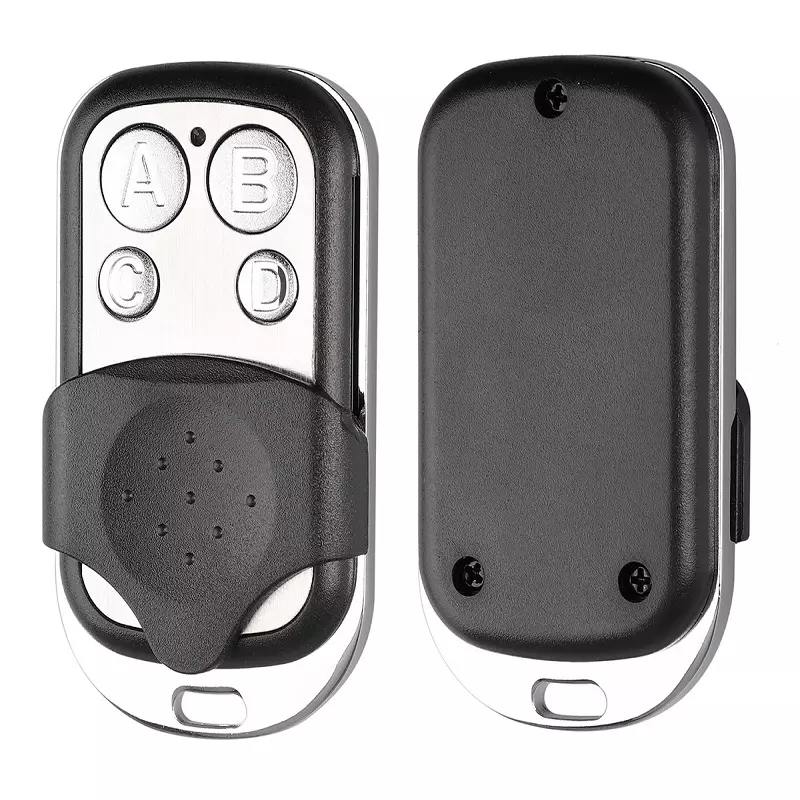 Casa si Gradina - Constructii - Usi interior, exterior si garaj - Kit-uri automatizari porti si usi garaj - Telecomanda universala cu auto-invatare cu 4 canale, cod fix 433,92 MHz Negru/Argintiu - Infinity.ro