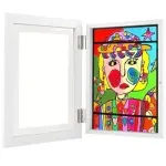 Market - Cadouri - Rame si albume foto - Rama foto din lemn, A4, 33x25 cm, Gonga® Alb - Infinity.ro