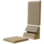 Petshop - Accesorii petshop - Jucarii animale - Ansambluri de joaca - Ansamblu de joaca pentru pisici orizontal si vertical tip zgarietor cu minge, 60 x 40.5 x 25 cm, Gonga® Bej - Infinity.ro