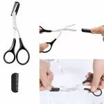 Ingrijire personala si Cosmetice - Machiaj - Sprancene - Set sprancene - Set de 11 instrumente profesionale pentru stilizarea sprancenelor si a genelor, Gonga® Negru - Infinity.ro