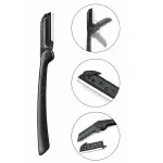 Ingrijire personala si Cosmetice - Machiaj - Sprancene - Set sprancene - Set de 11 instrumente profesionale pentru stilizarea sprancenelor si a genelor, Gonga® Negru - Infinity.ro